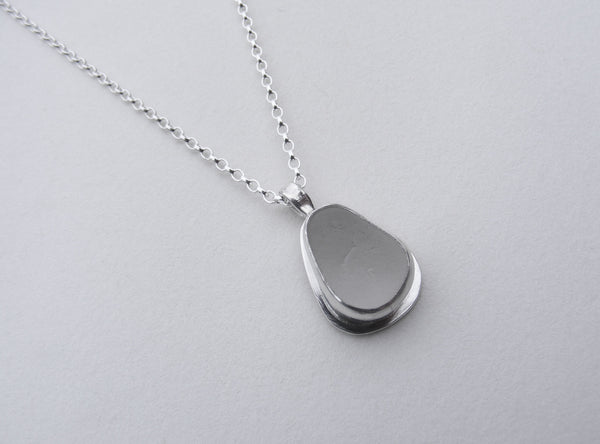 Devon Shoreline Sea Mist Collection Coryton Cove Sea Foam sea glass Pendant