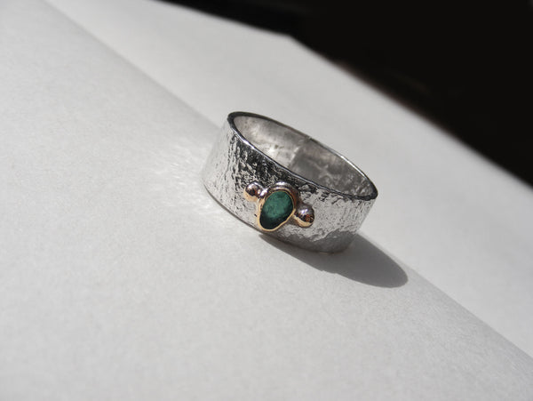 Coryton Cove Teal Tear drop ring Q.5