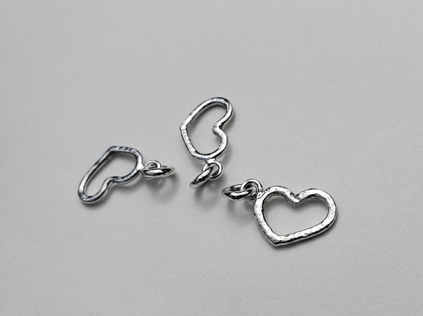 Signature silver heart pendant