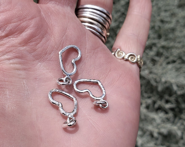 Signature silver heart pendant
