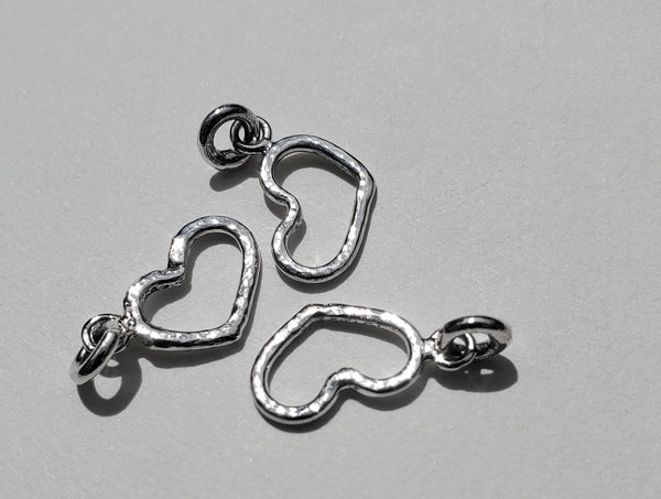 Signature silver heart pendant