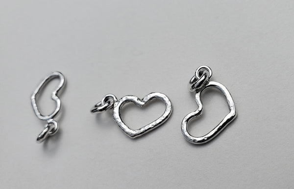 Signature silver heart pendant