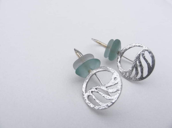 Ocean Scenes seaglass drop earrings