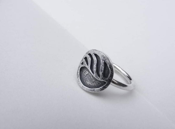 Ocean Scenes silver ring T