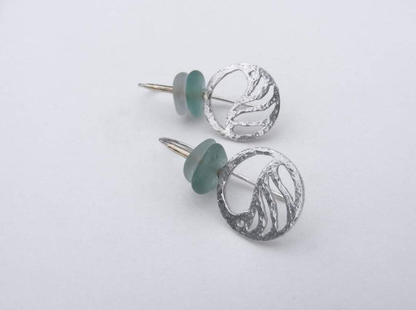 Ocean Scenes seaglass drop earrings