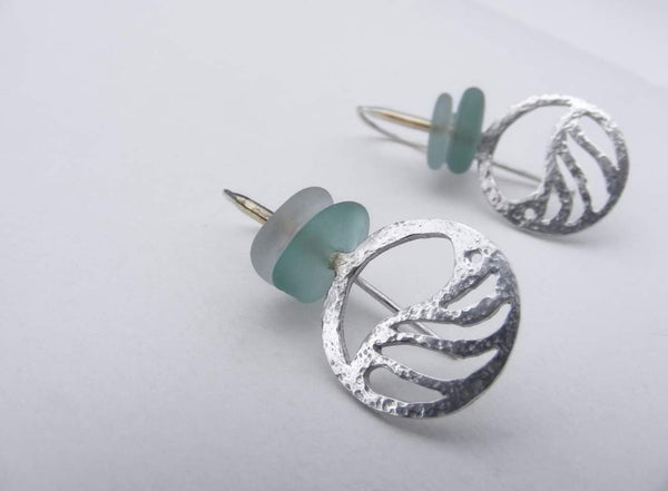 Ocean Scenes seaglass drop earrings